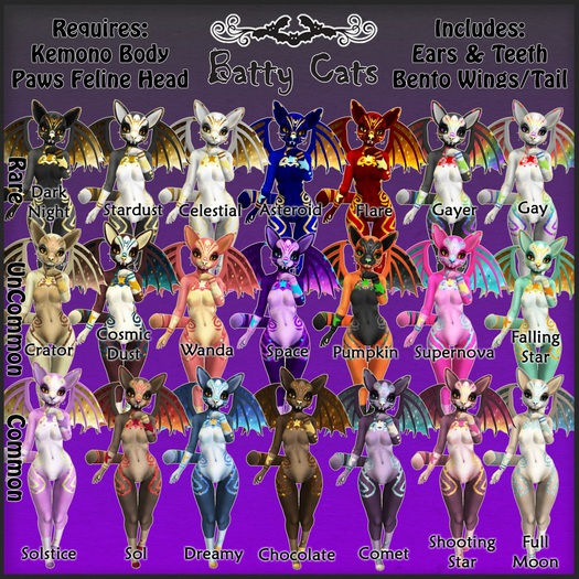 [PTB] Batty Cat (Star Dust) Voucher RARE