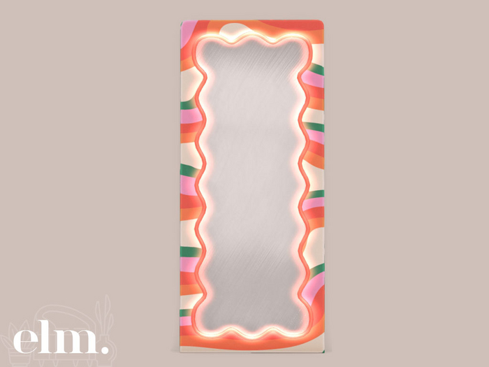 Elm. Madison Standing Mirror//Wave Pack