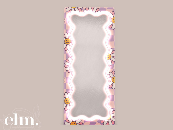 Elm. Madison Standing Mirror//Flower Pack