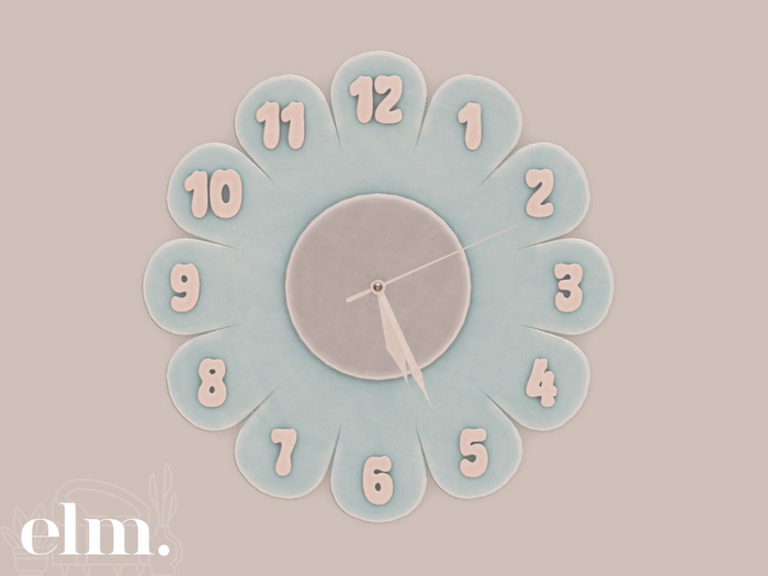 Elm. Madison Wall Clock//Pack #2