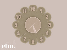 Elm. Madison Wall Clock//Pack #3