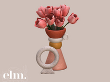 Elm. Saskia Decor//Flower Vase & Statue
