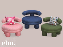 Elm. Saskia Living Room//Armchair [PG]