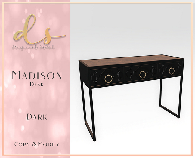DS - Madison Desk - Dark