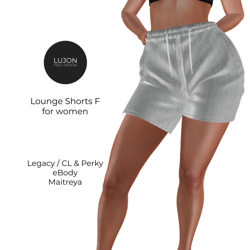 {LUJON} Lounge Shorts F - Grey