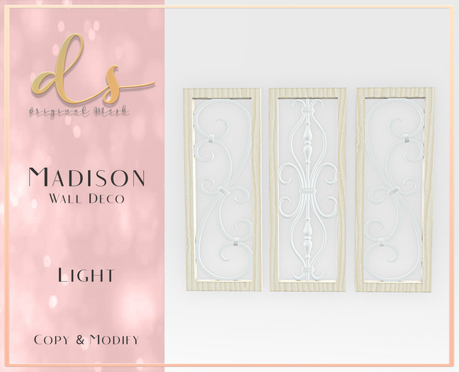 DS - Madison Wall Deco - Light