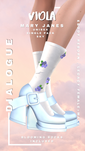 Dialogue VIOLA mary janes [SKY]