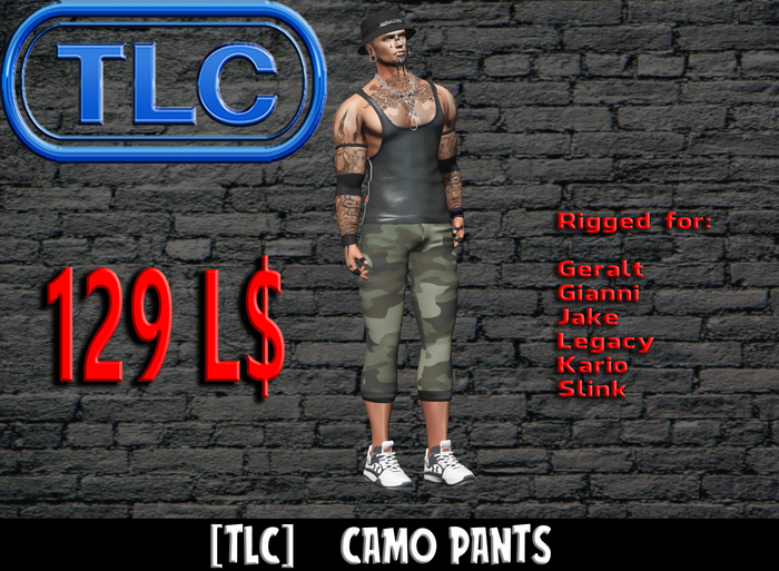 [TLC] Unp. Camo Pants
