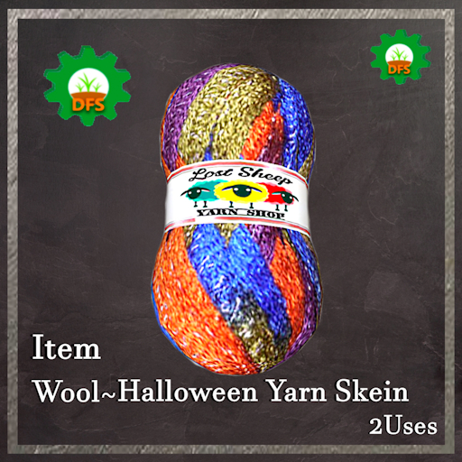 DFS Wool - Halloween Yarn Skein Textur
