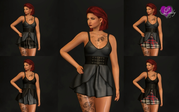 Laby's Dress Black/Midnight