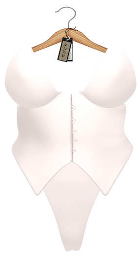 ANNA'Mira Bodysuit/Collar/Legacy/Reborn/Maitreya/White