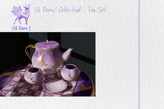 Oh Deer! Celestial Collection - Tea Set