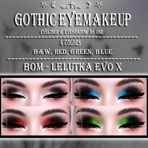 Lelutka Evo X  | Gothic Eyemakeup