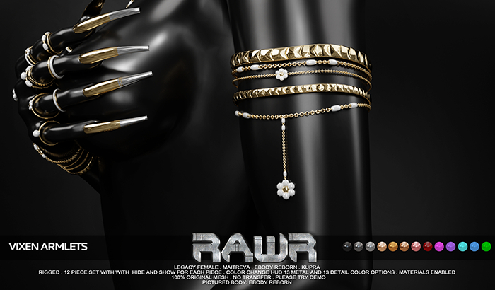 RAWR! Vixen Armlets (add me)