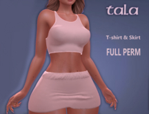 Tala - T-shirt & Skirt / Full Perm