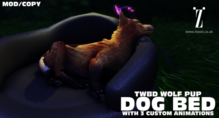 [inZoxi] - TWBM Wolf Pup - Dog Bed