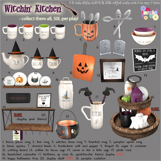 ~*larnia*~  Witchin' Kitchen FATPACK boxed