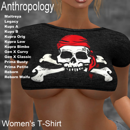 Jolly Roger Women's Crop Top (WST)