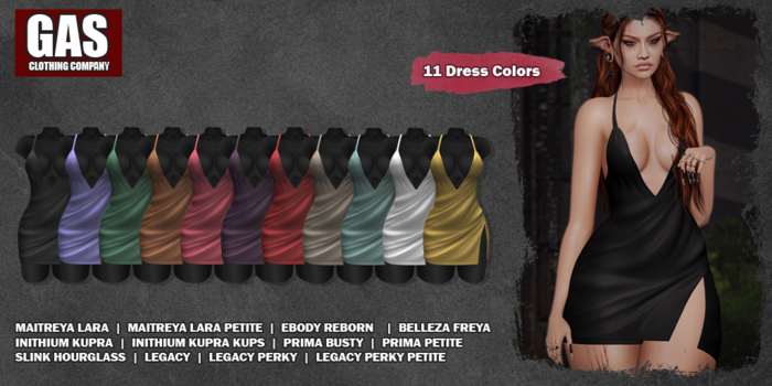 GAS [Dress Susen - 11 Colors w/HUD FATPACK] Demo