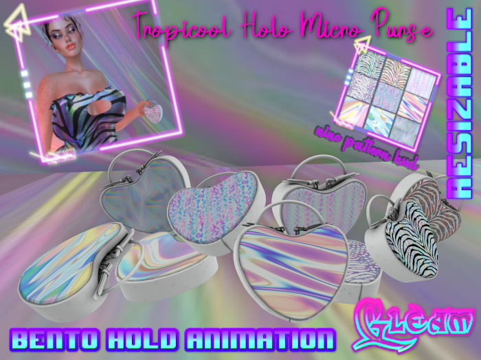 GLEAM: Tropicool Holo Micro Purse