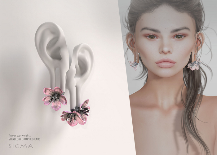 SIGMA Flower ear weights 