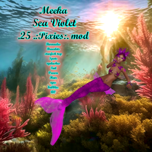 .25 pixie mod -Meeka Sea Violet-
