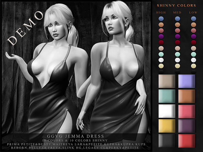 GGVG JEMMA DRESS COLORS [DEMO]