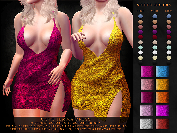 GGVG JEMMA DRESS SEQUIN