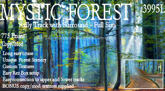 Mystic Forest Rally Track with Surround
