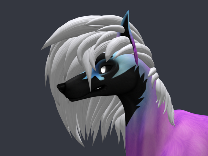 Hellhund Crescent Moon hair