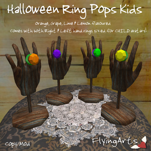 !FA! Halloween Ring Pops Kids