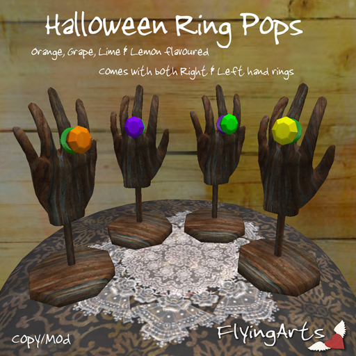 !FA! Halloween Ring Pops