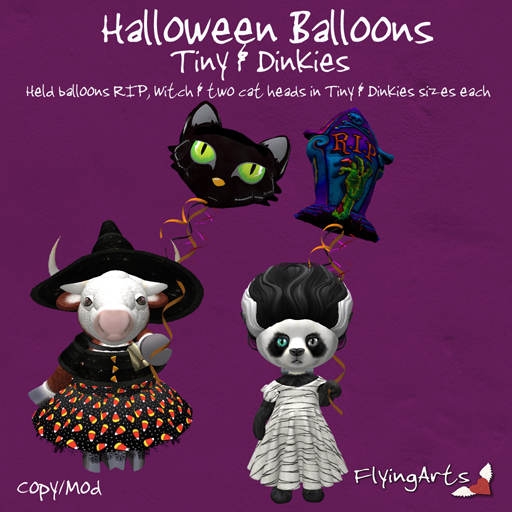 !FA! Halloween Balloons Tiny Dinkies