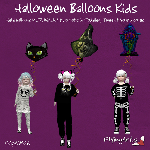 !FA! Halloween Balloons Kids
