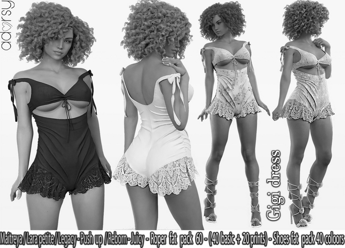 adorsy - Gigi Romper DEMO - Maitreya/Legacy-Nerido/Lara Petite/Reborn-Juicy