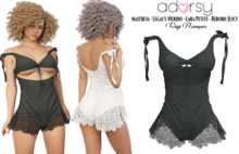 adorsy - Gigi Romper Black - Maitreya/Legacy-Nerido/Lara Petite/Reborn-Juicy