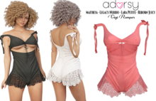 adorsy - Gigi Romper Coral - Maitreya/Legacy-Nerido/Lara Petite/Reborn-Juicy
