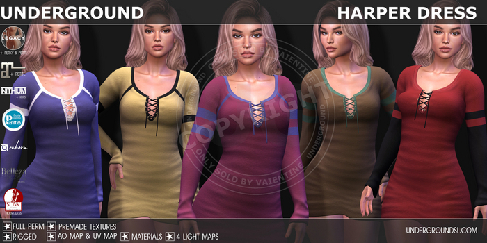 [UG MESH] HARPER DRESS