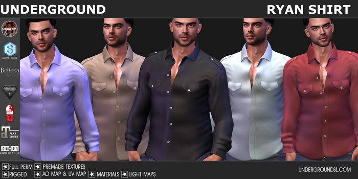 [UG MESH] RYAN SHIRT