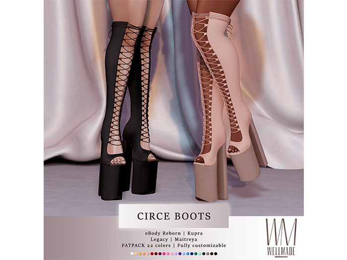 [WellMade] Circe Boots