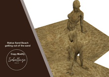 Statue of Woman Emerging from the Sand - Copy & Modify