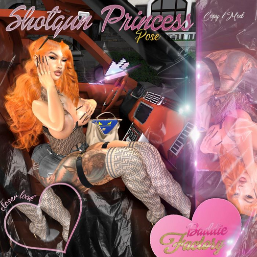 BF; Shotgun Princess Pose