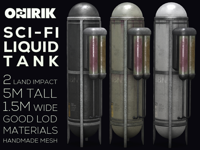 ONIRIK - Sci-fi liquid tank