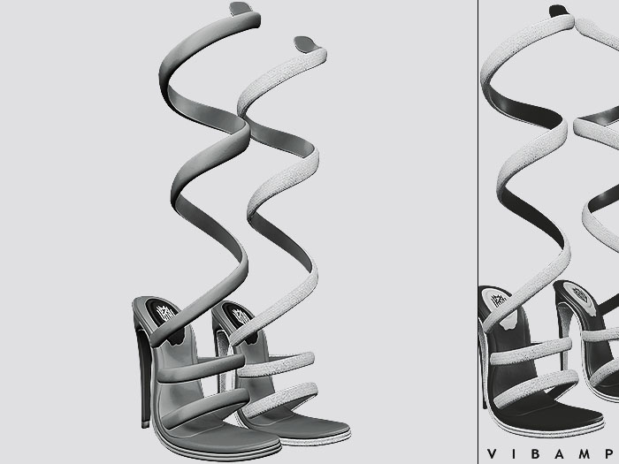 VB.  Amber Heels Grey