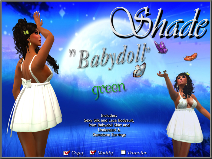 !SHADE! "Babydoll" Green