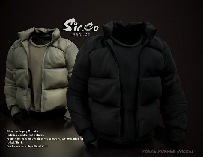 Sir.Co Maze FATPACK Puffer
