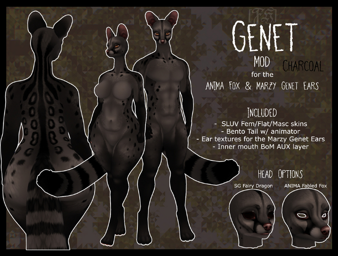[FH] Genet Mod - Charcoal