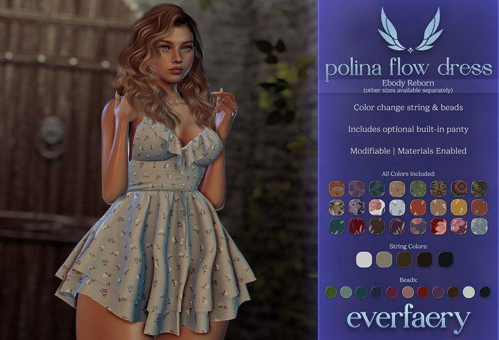 everfaery / Polina Flow Dress: Reborn