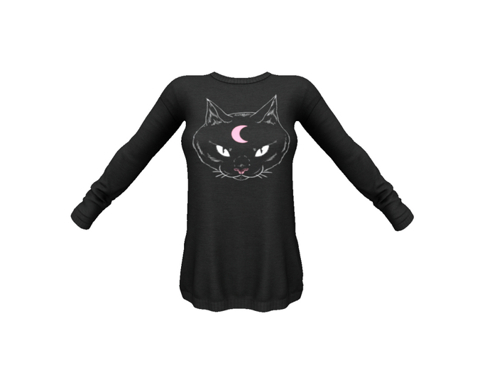 REVOLUTION - Maxi Sweater (Moon Cat)