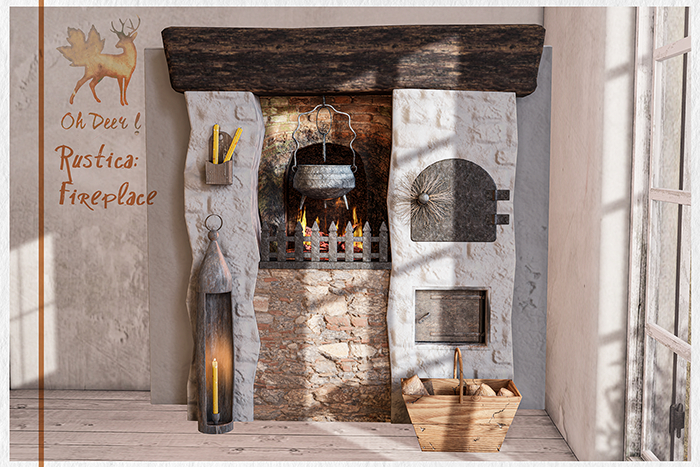 Oh Deer! Rustica - Fireplace